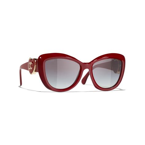 chanel red sunglasses 2019|Chanel sunglasses original.